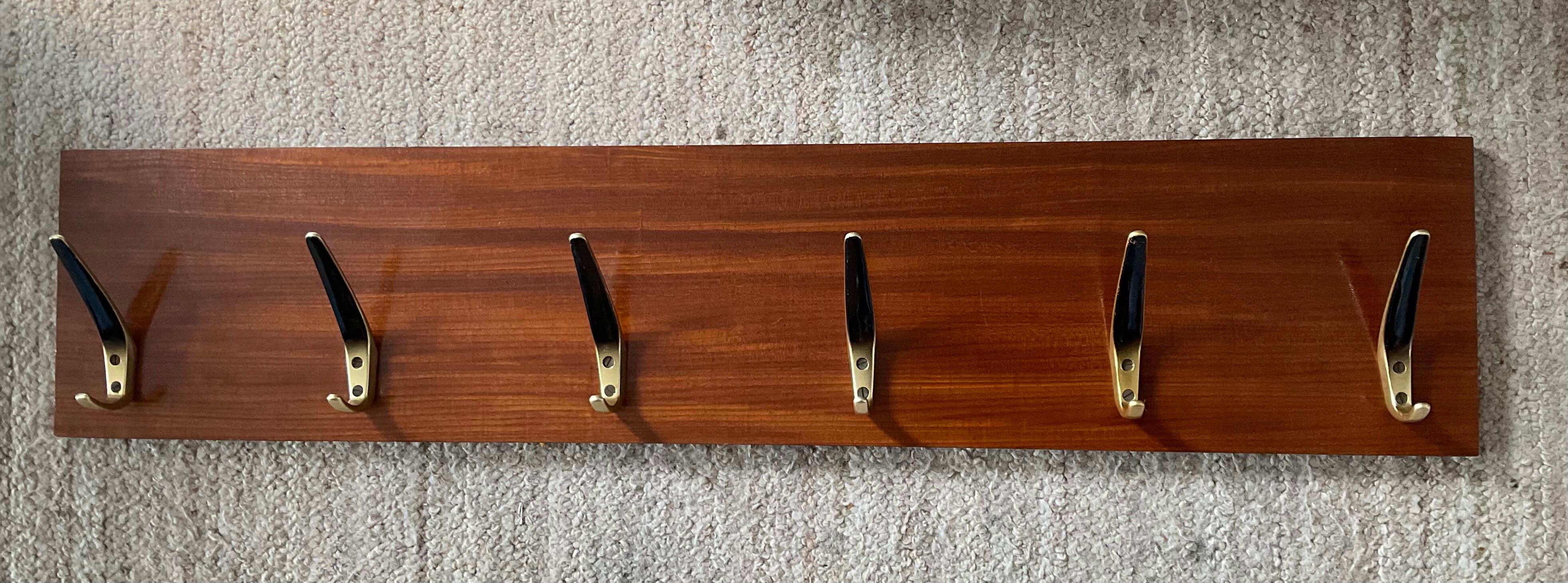 Scandinavian wardrobe coat rack from the 60s