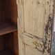 Old yellow wooden cabinet