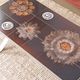 Vintage coffee table in glazed ceramic and metal – 1970s