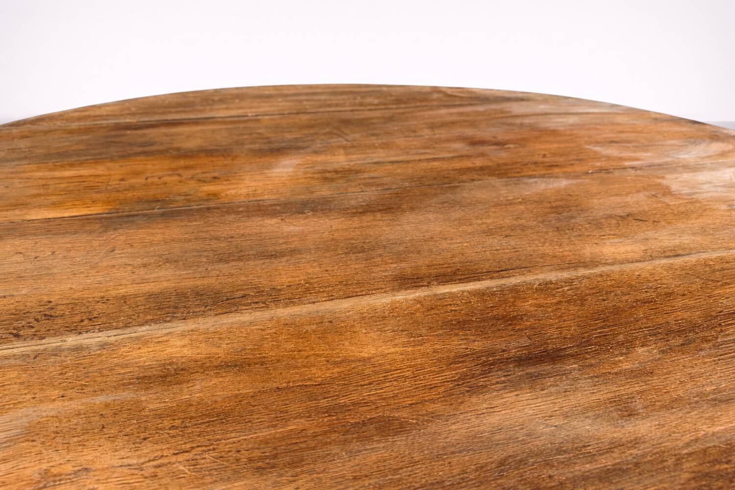 Table ancienne en bois rabatable – Style campagne / vintage