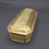 Old brass box