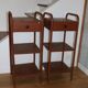 Paire de chevets d’internat métal 1960