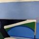 Tableau contemporain composition abstraite, non signé, xxe, huile sur toile, 130x81cm, sans cadre
