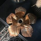 Paire d'appliques fleur