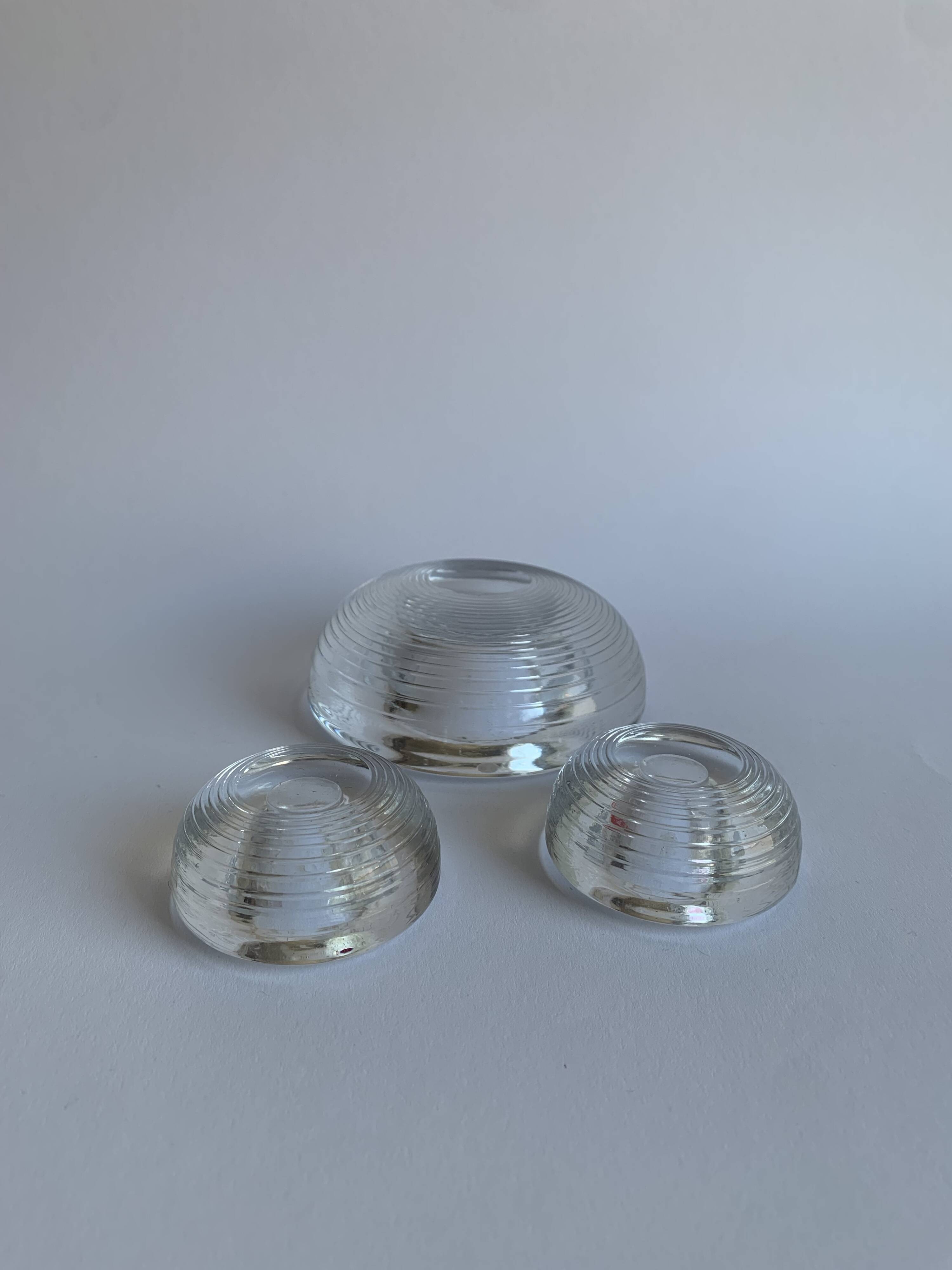 Ensemble de 3 porte-bougies Maaru – Iittala Finlande