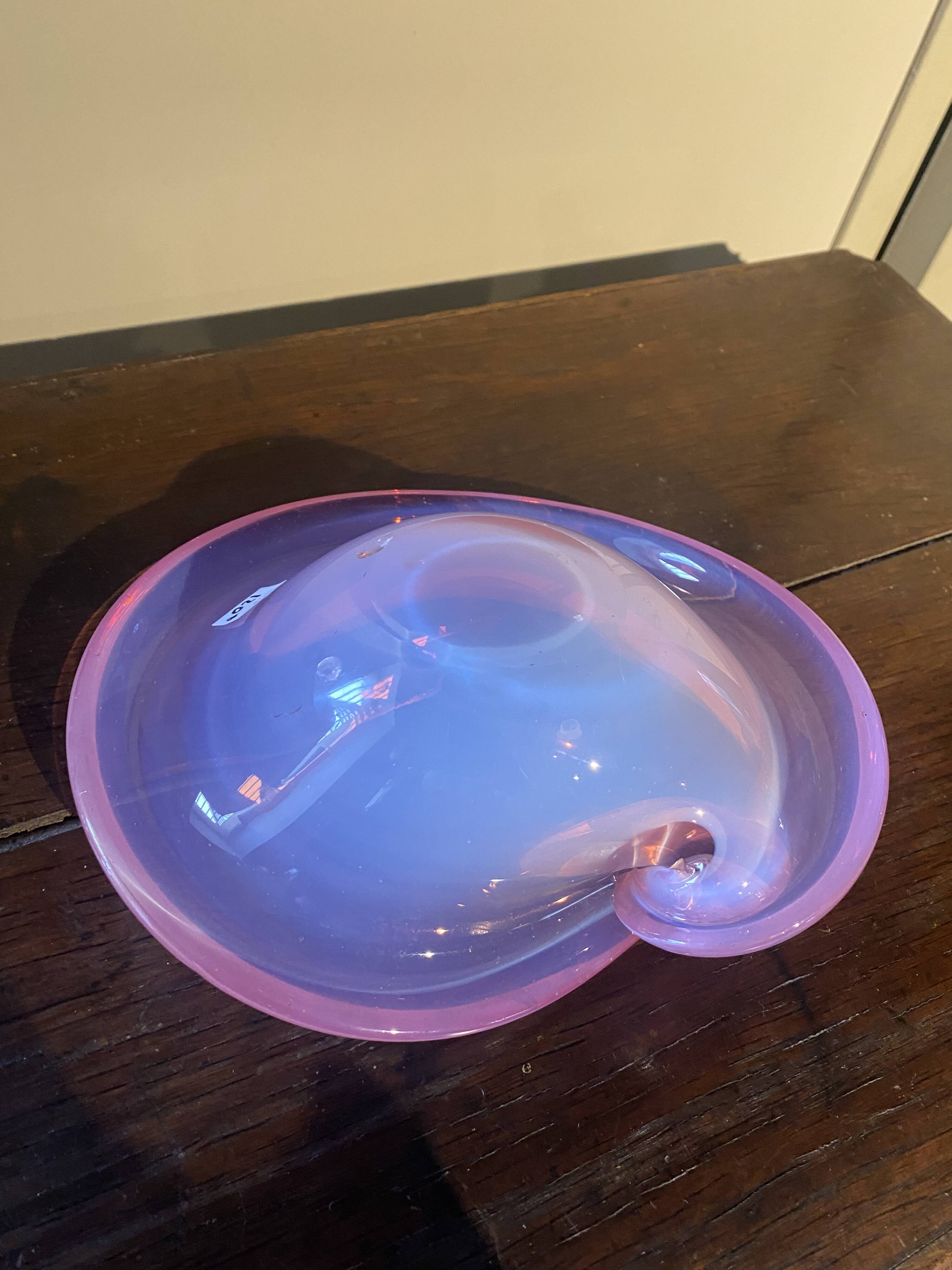 Murano cup in pink glass 1950