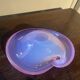 Coupe Murano en verre rose 1950