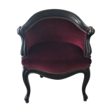 Fauteuil bergère 18e siècle de style Louis XV