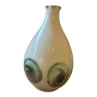 vase en céramique artisanale  pièce unique signé