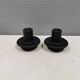A set of Heima cast iron candle holders from Normann Denmark.