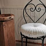 Chaises vintage en fer forgé