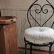 Vintage wrought iron chairs