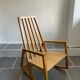 Rocking chair hêtre blond vintage