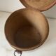 Leather collar box, circa 1900.