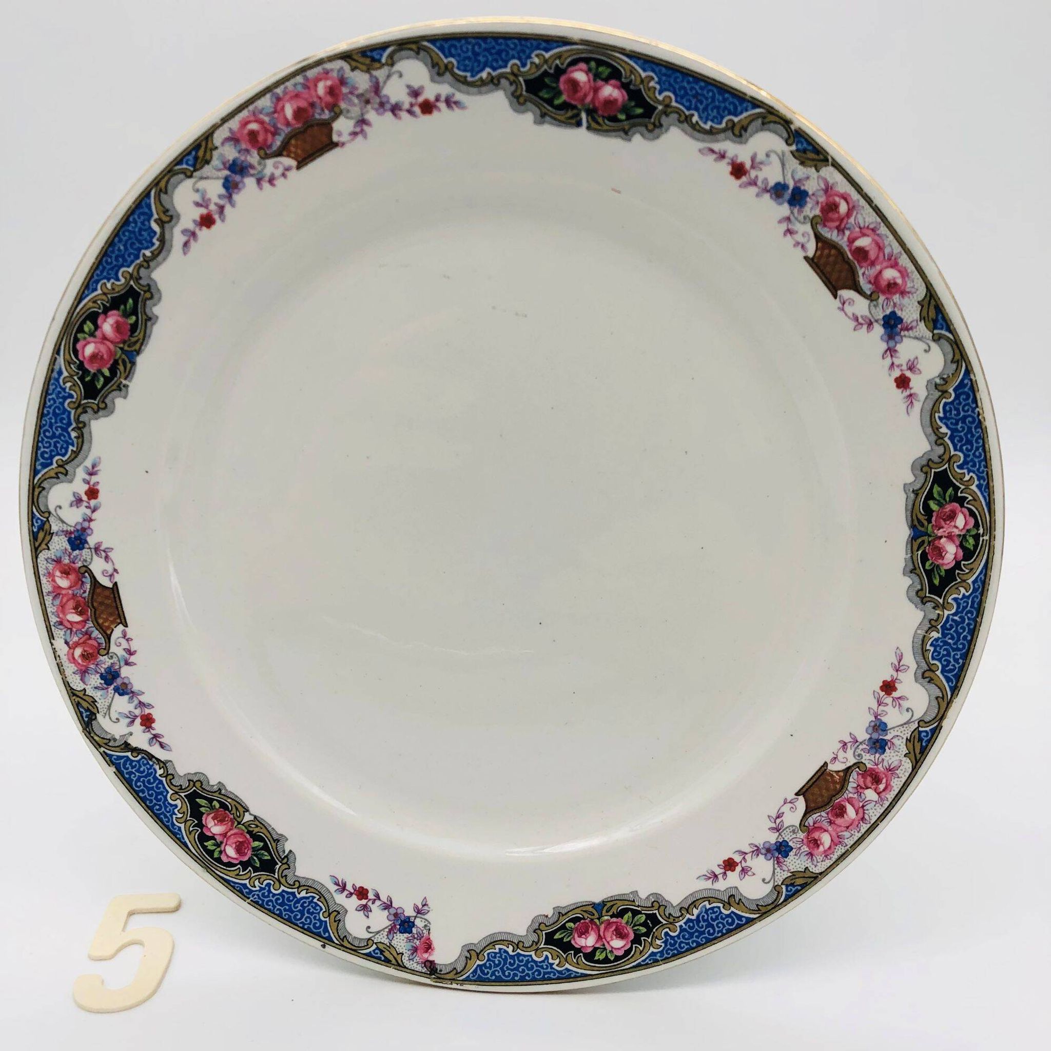 6 dessert plates "Sarreguemines & Digoin".