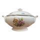Soupière Digoin Sarreguemines motif romantique