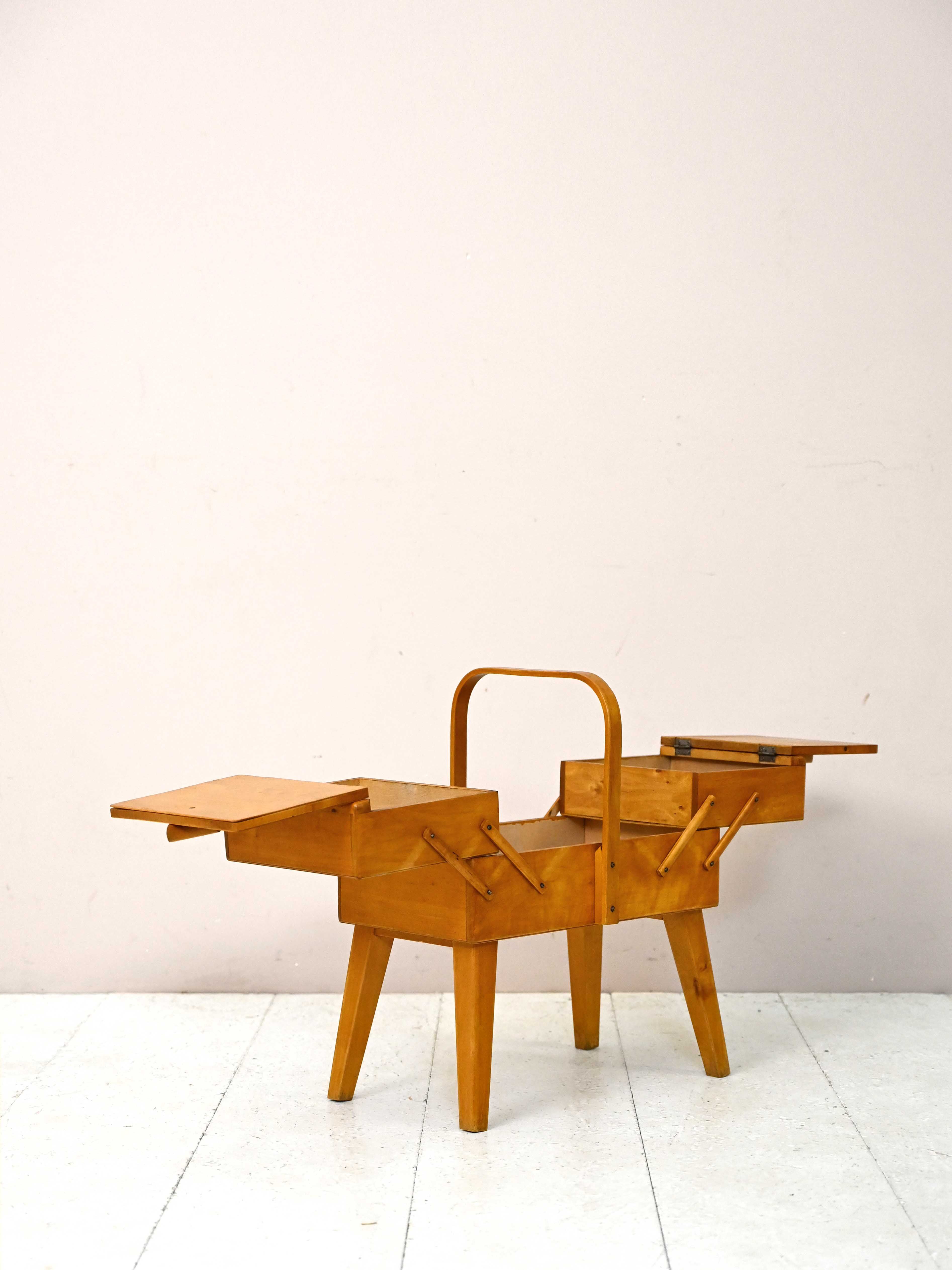 Scandinavian sewing basket