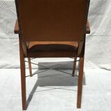 Scandinavian armchair with compass feet 60 years