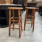 Pair of mid-20th century bar stools
