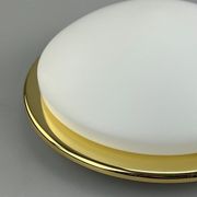 60s 70s Hustadt Leuchten Plafoniere ceiling lamp glass space age design