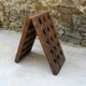 Oak Antique rustic wine bottle champagne bottle  rack for 30 bottles