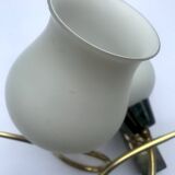 Pair of opaline sconces