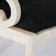 Pair of bone marquetry armchairs