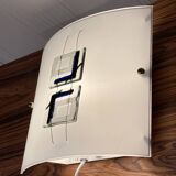 LARGE GLASS PASTE DESIGN WALL LIGHT.
