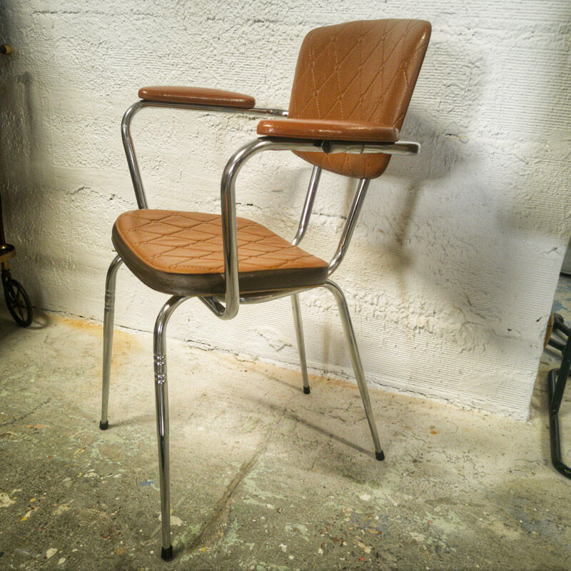 Vintage armchair in skai