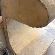 Concrete floor lamp "Borne" by Le Corbusier