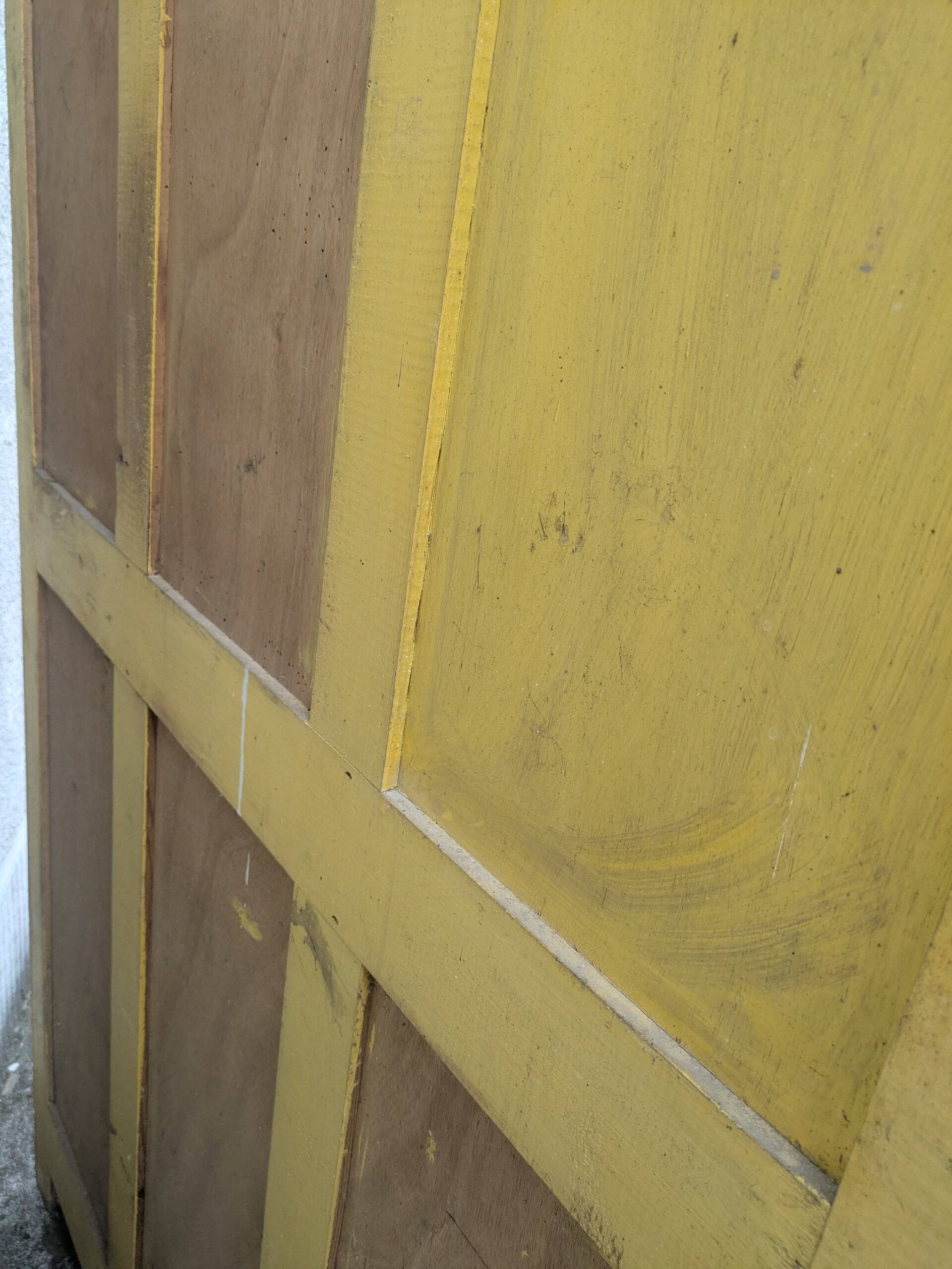 Natural wood cabinet