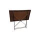 Old French Metal Bistro Folding Table, 1st half 1900s