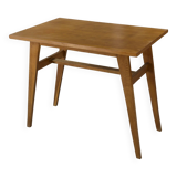 Oak side table with compass legs, 1960s