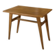 Oak side table with compass legs, 1960s