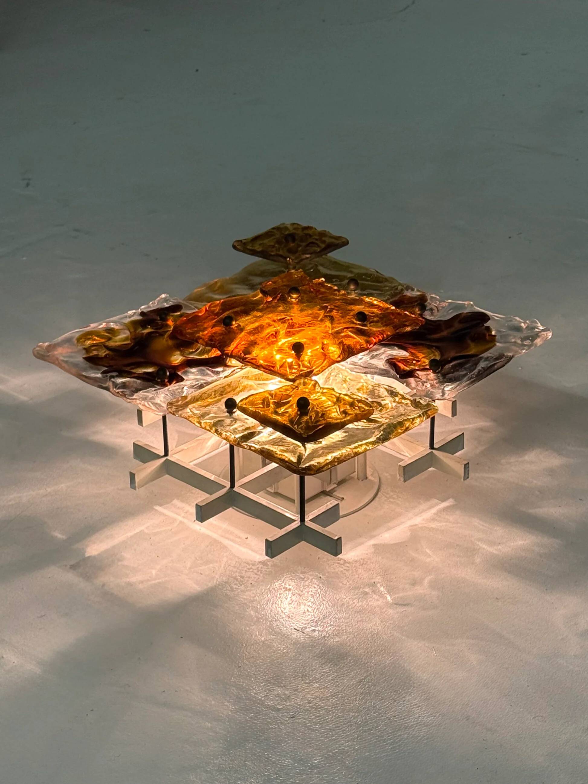 Patchwork wall lamps by Toni Zuccheri for Venini