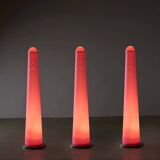 Amsterdamse Pole floor lamps in pink for Bijenkorf, 1990s