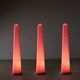 Amsterdamse Pole floor lamps in pink for Bijenkorf, 1990s