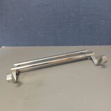 Chrome metal towel rack