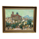 Original  Swedish Oil on Canvas – “Southern City” by Bengt Ellis, Signed