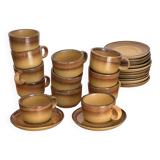 Set of 12 vintage Rigny Grès cups