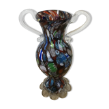 Murano millefiori glass vase
