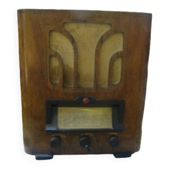 Radio set cabinetry vintage wood