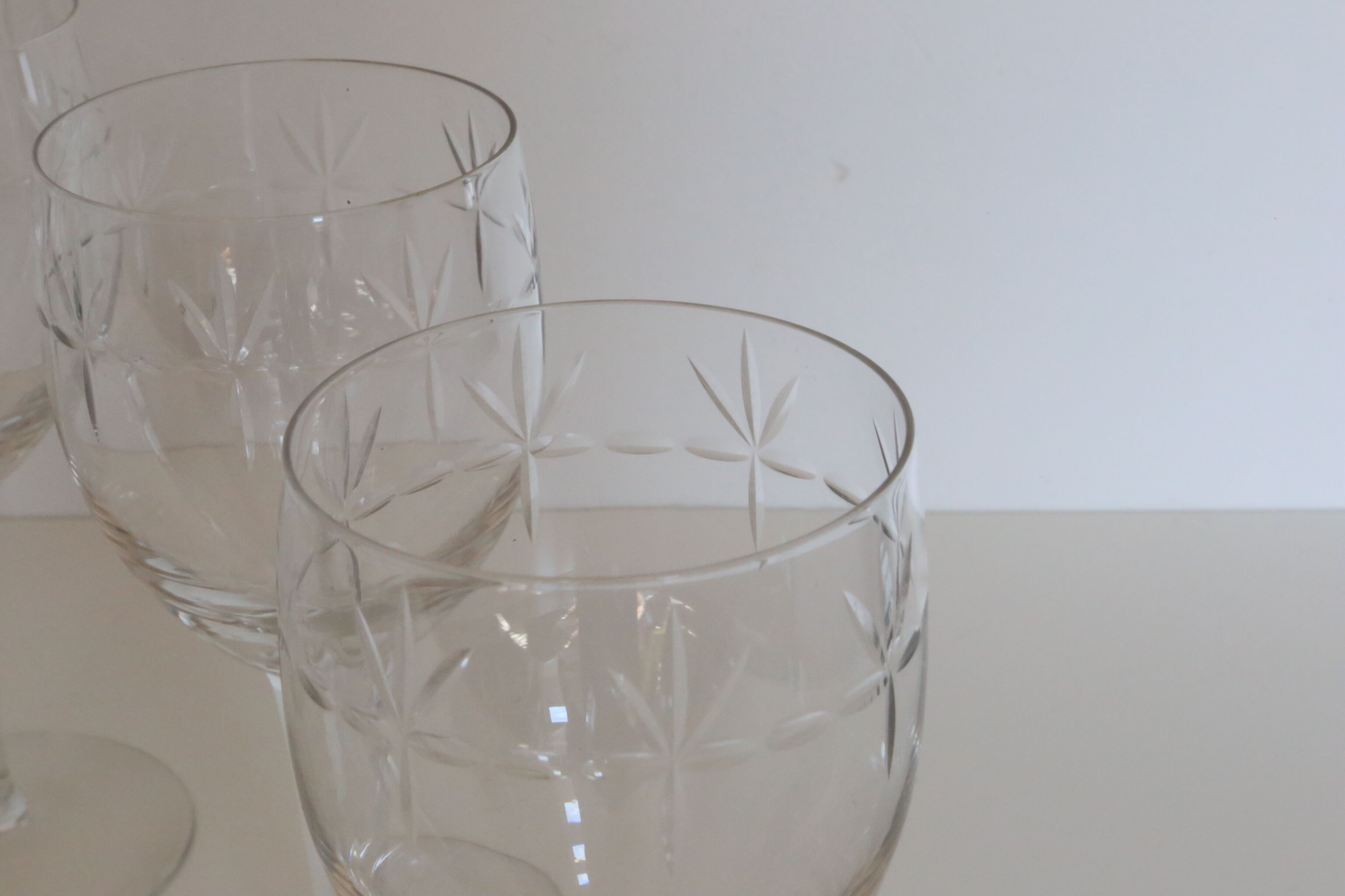 Wine glasses from the 1940