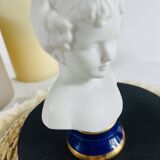 Biscuit child bust, Limoges porcelain