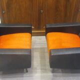 Paire de fauteuils vintage