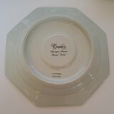 6 tasses et sous-tasses Limoges Coquet forme Lotus