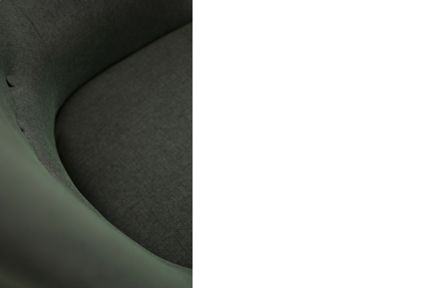 Vintage Scandinavian Mid-Century Modern Bottle Green Armchair, 1950s