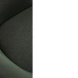 Vintage Scandinavian Mid-Century Modern Bottle Green Armchair, 1950s