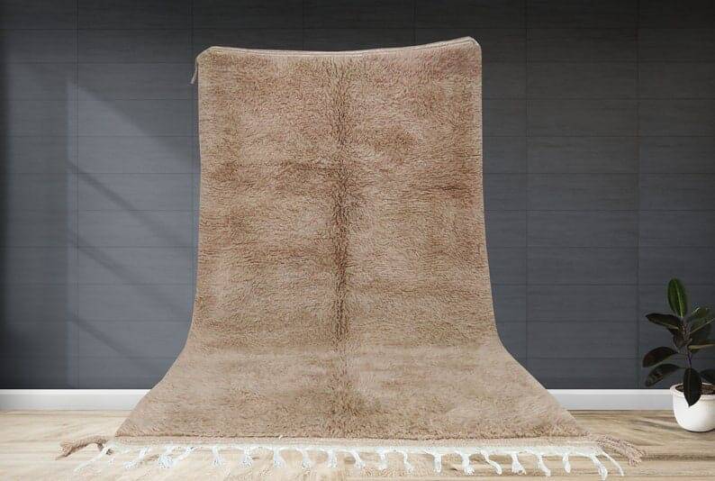 Handmade pure wool Moroccan rug 2/3 m