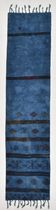 Soft Blue Turkish Woven Hallway Runner Rug, 79x342 Cm